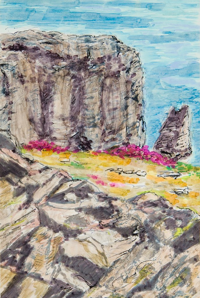 Detail of Sugarloaf and the Chasms by Harold H. Cresswell