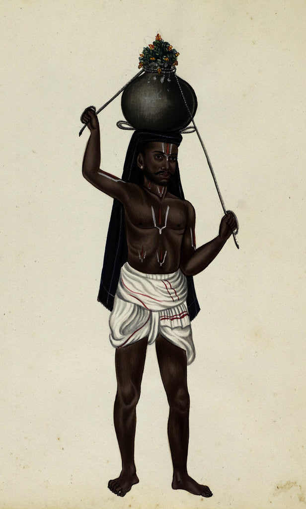 Detail of Toddy Man by Indian School