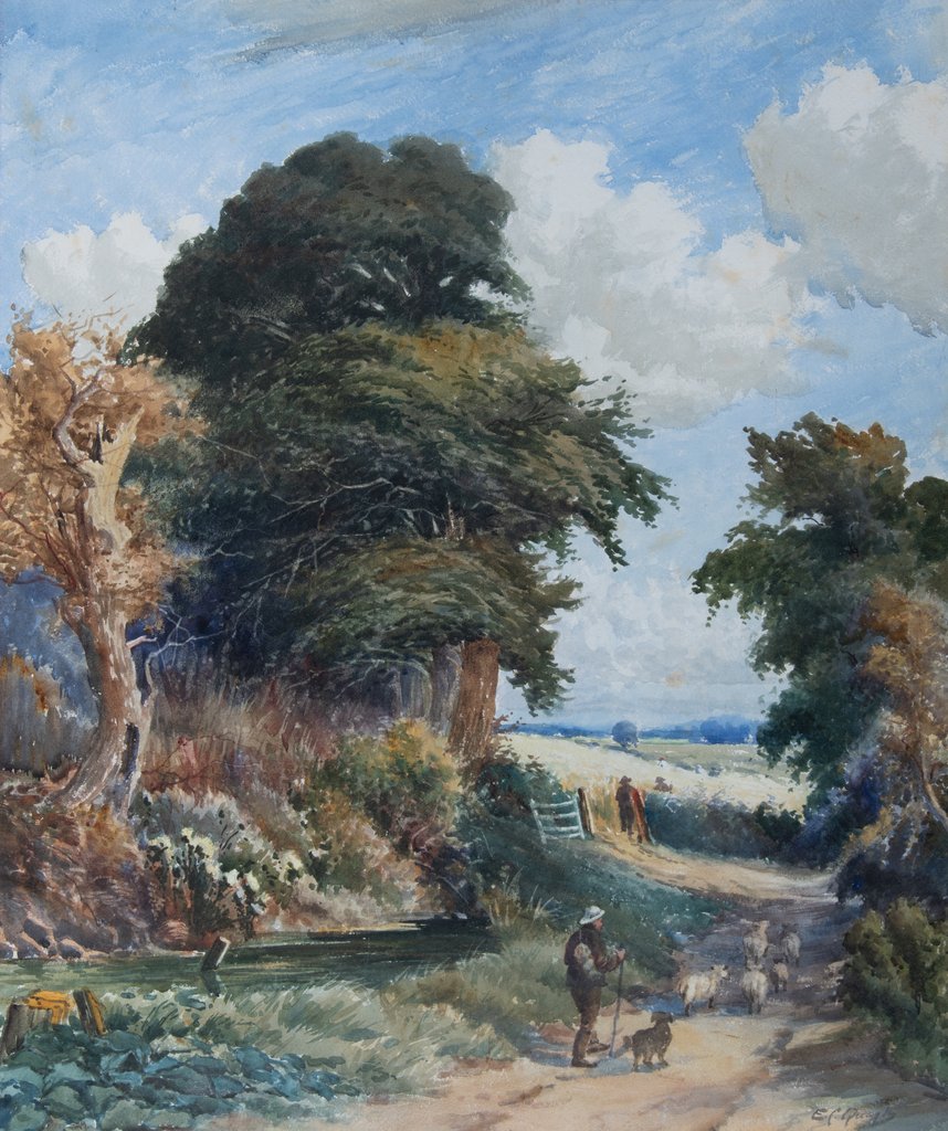 Detail of Manx Landscape by Edward Christian Quayle
