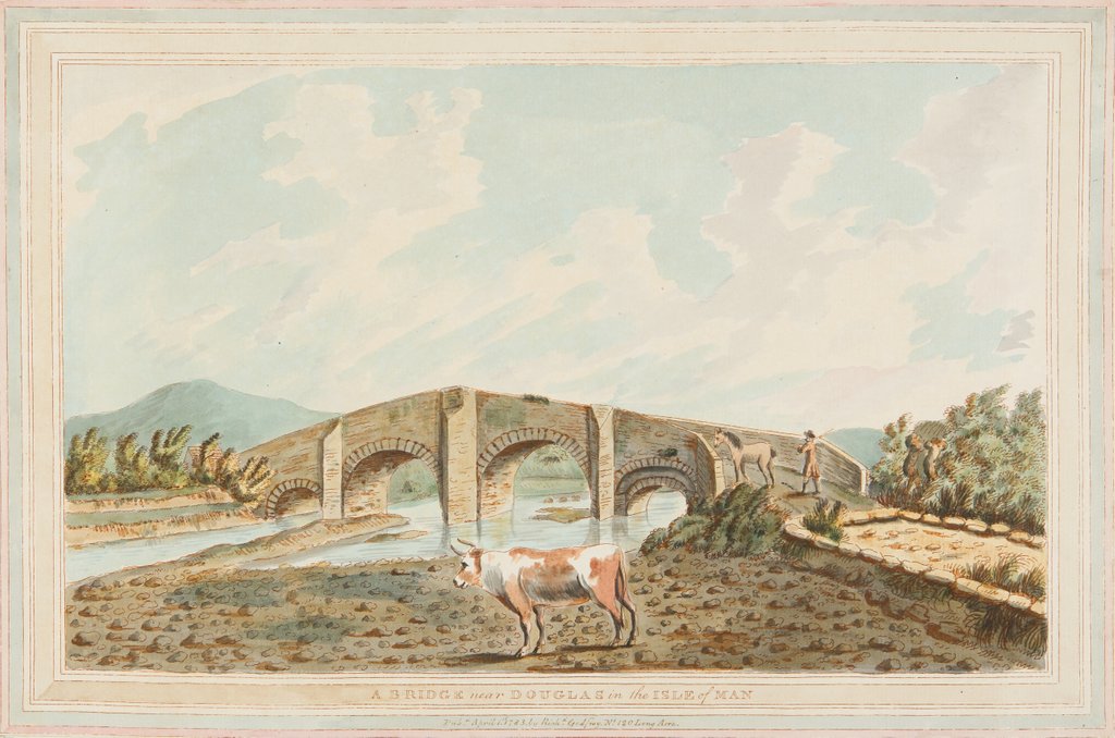 Detail of A Bridge near Douglas in the Isle of Man by Richard Godfrey