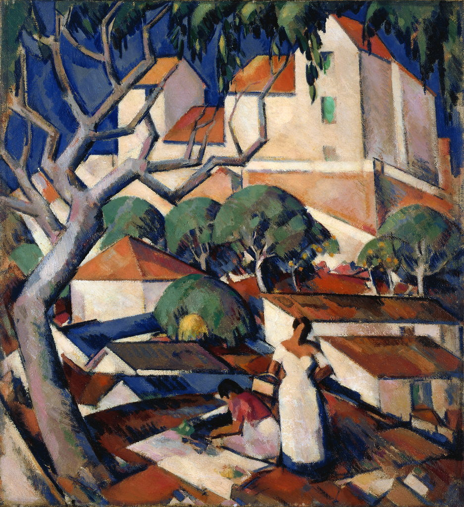 Detail of Christmas Time in the South of France by John Duncan Fergusson