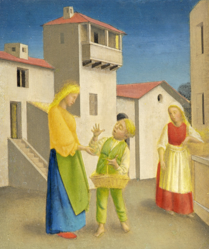 Detail of Street Seller by John Downton