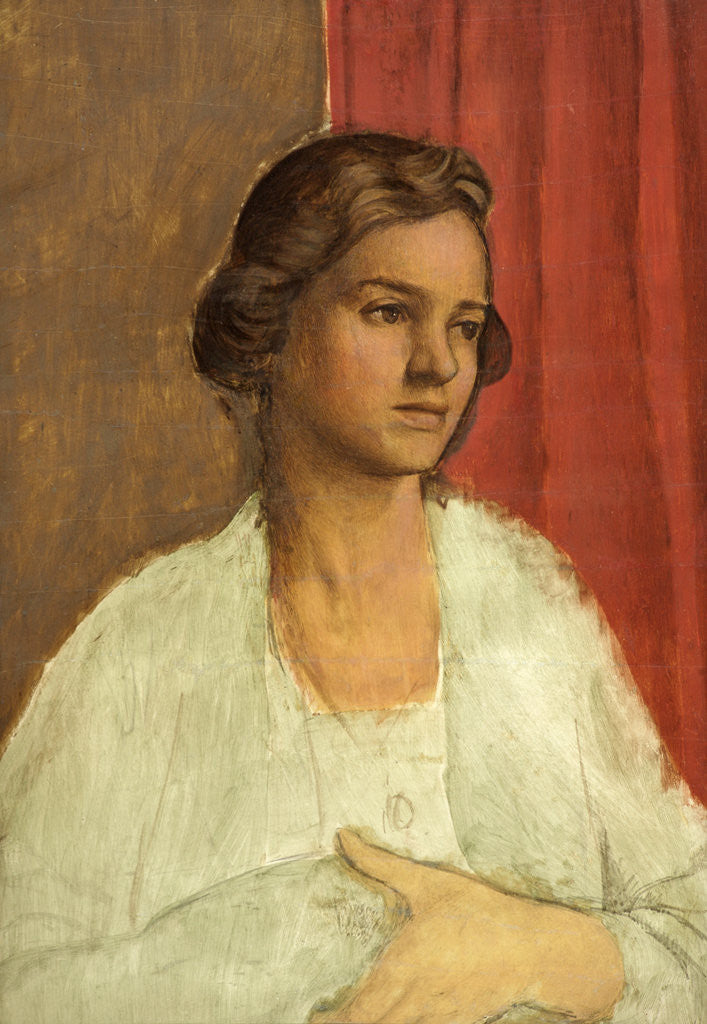 Detail of Portrait of a Woman by John Downton