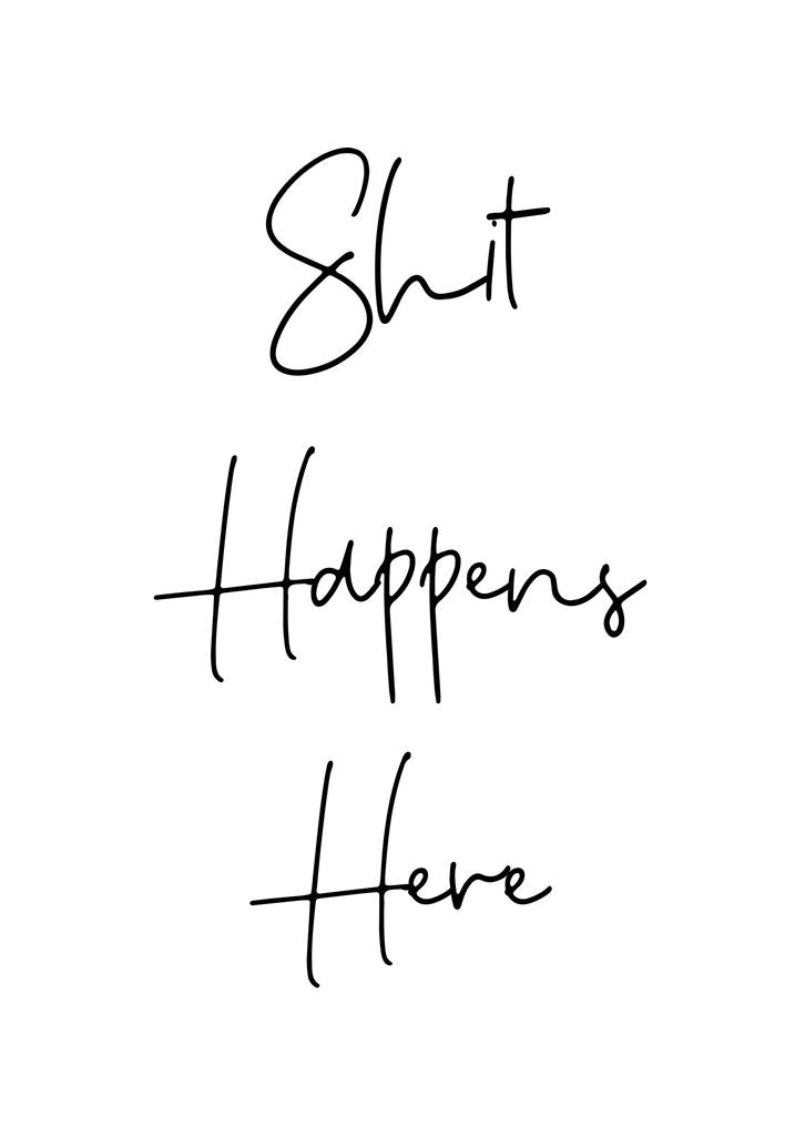 Detail of Shit happens here by Joumari