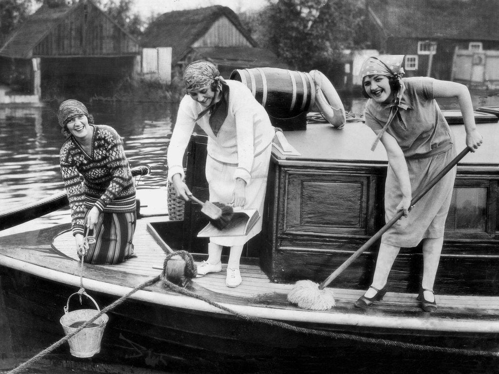 Detail of Barge Holiday by Associated Newspapers