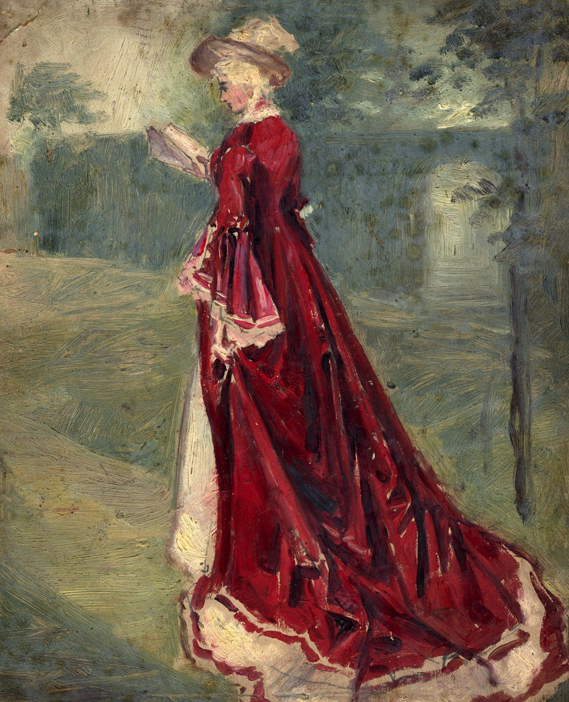 Detail of Both sides of support: side one by Ralph Hedley