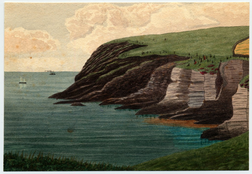 Detail of Port Soderick From St Anne's Head by Robert Evans Creer