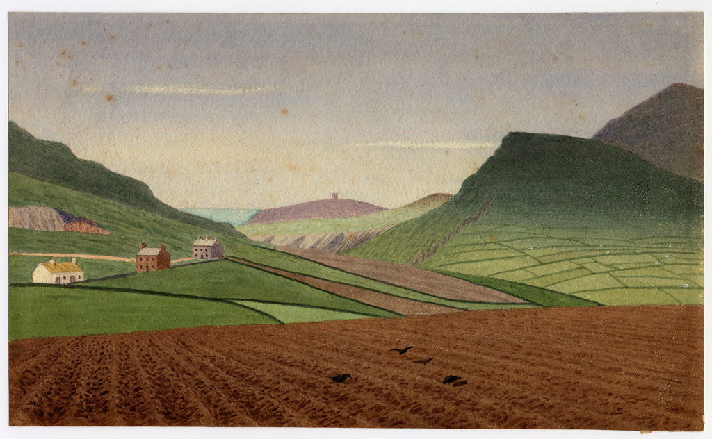 Detail of View From Cregneash of Fleshwick by Robert Evans Creer