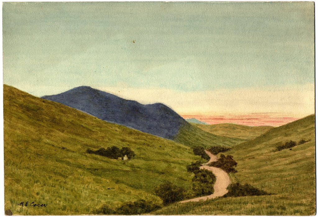 Detail of North Barrule From The Dhoon by Robert Evans Creer