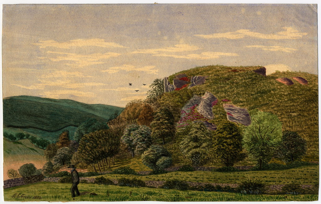 Detail of View in Glen Auldyn by Robert Evans Creer