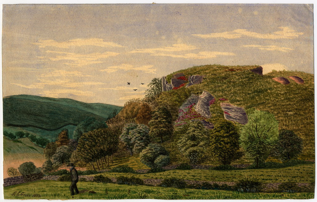 Detail of View in Glen Auldyn by Robert Evans Creer