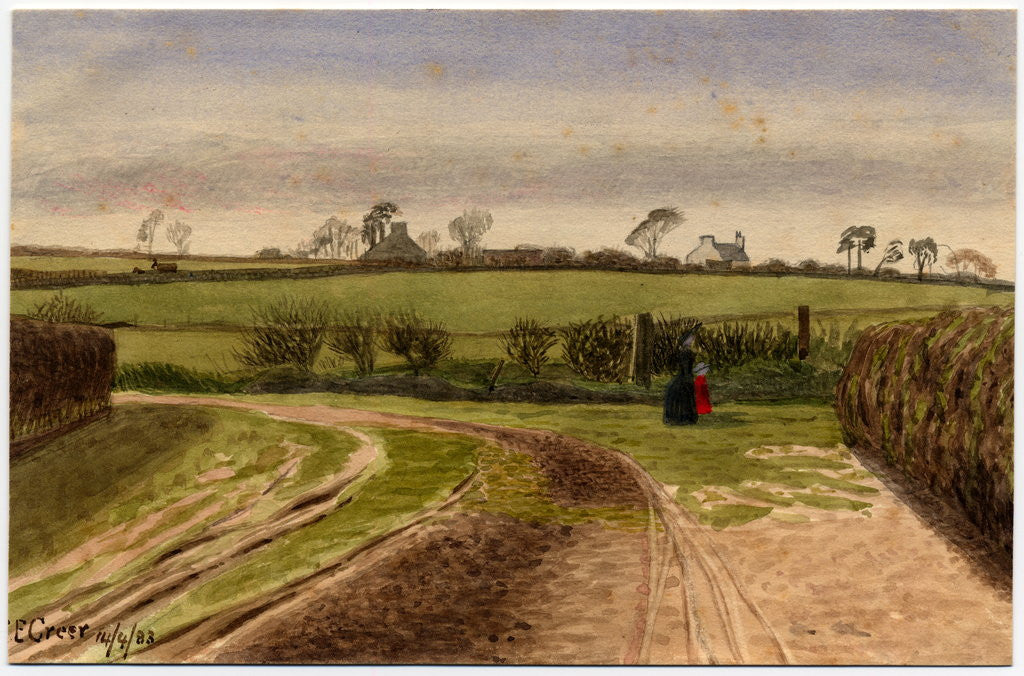 Detail of Ford, Litherland Near Bootle by Robert Evans Creer