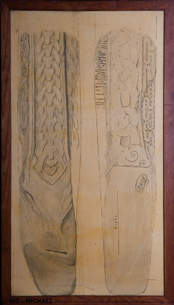 Detail of Kirk Michael Cross Slab by Philip Moore Callow Kermode