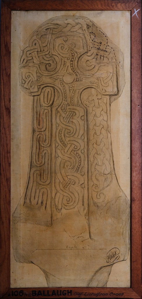 Detail of Olaf Liotulfson's Cross Slab by Philip Moore Callow Kermode