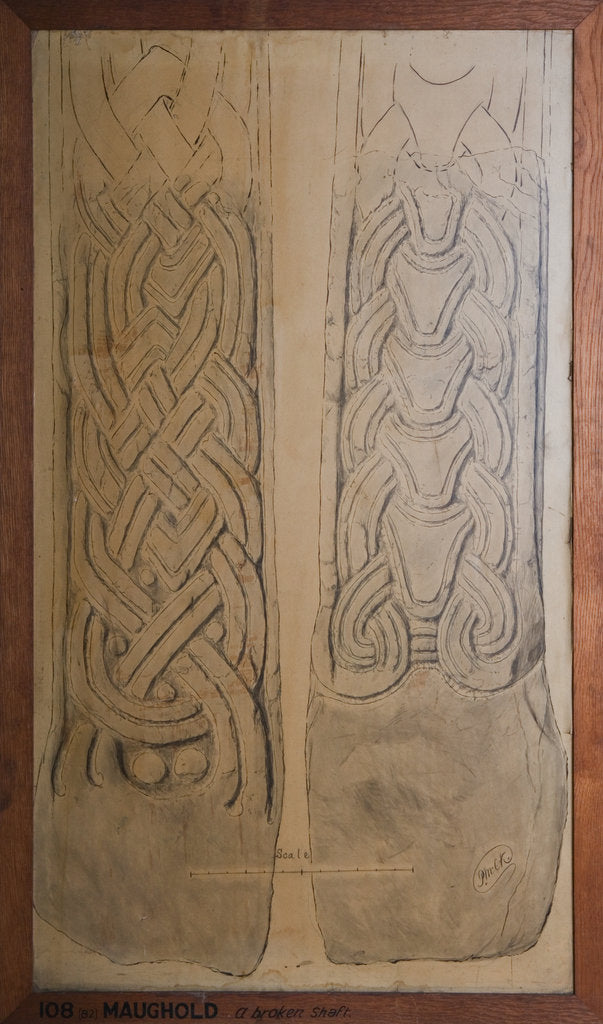 Detail of Maughold Cross Slab by Philip Moore Callow Kermode