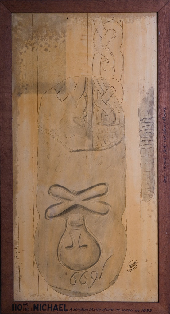 Detail of Kirk Michael Cross Slab by Philip Moore Callow Kermode