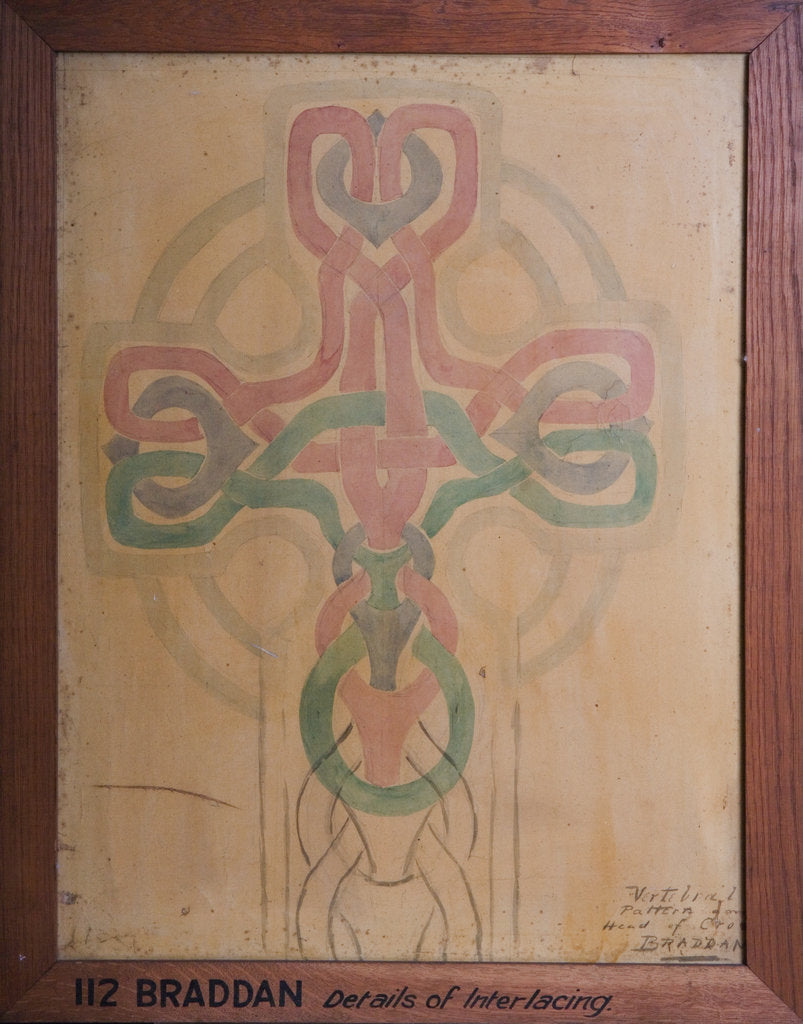 Detail of Thorstein's Cross Slab by Philip Moore Callow Kermode