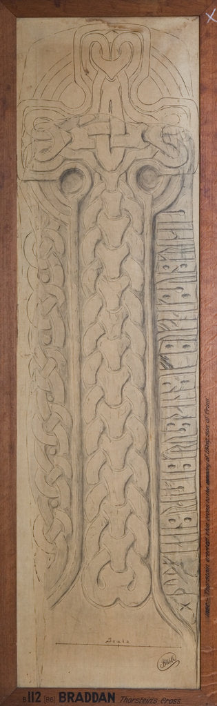 Detail of Thorstein's Cross Slab by Philip Moore Callow Kermode