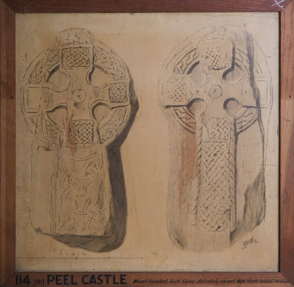 Detail of Maughold Cross Slab by Philip Moore Callow Kermode