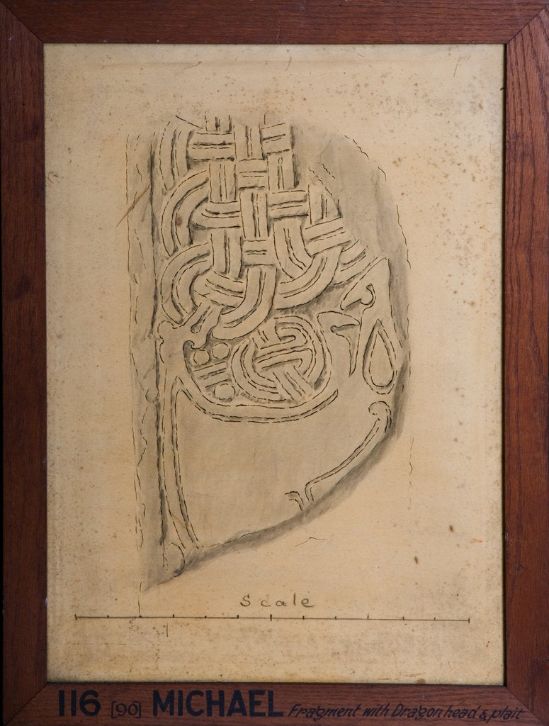 Detail of Kirk Michael Cross Slab by Philip Moore Callow Kermode