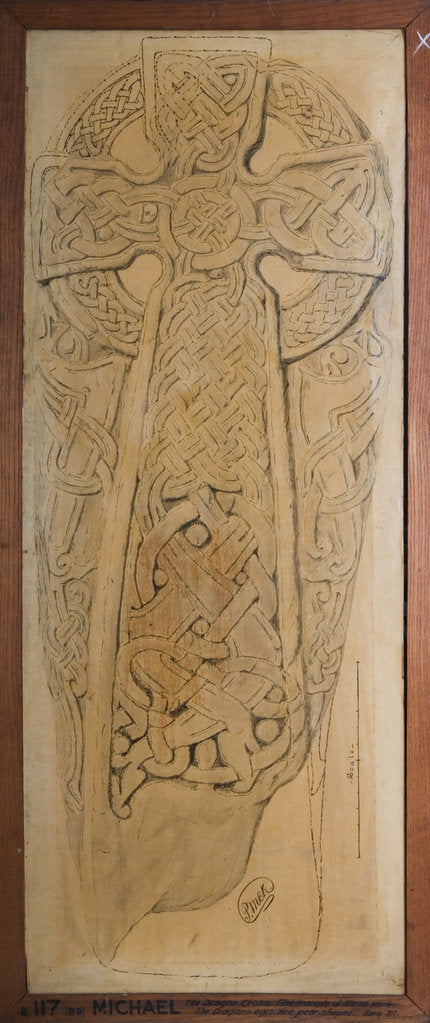 Detail of Dragon Cross Slab by Philip Moore Callow Kermode