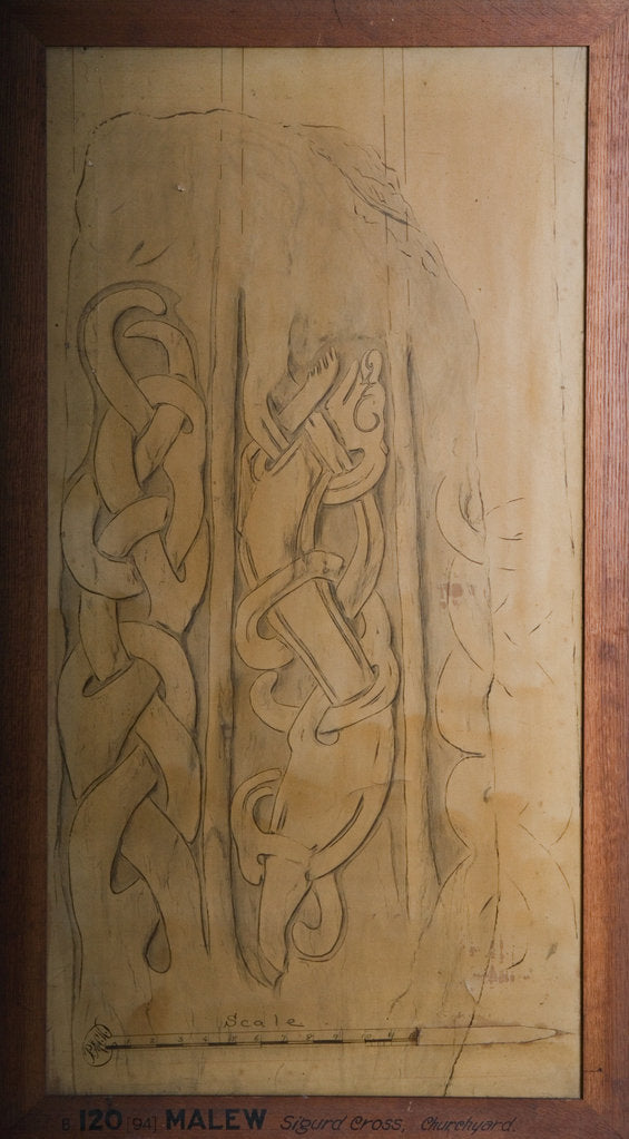 Detail of Sigurd Cross Slab by Philip Moore Callow Kermode