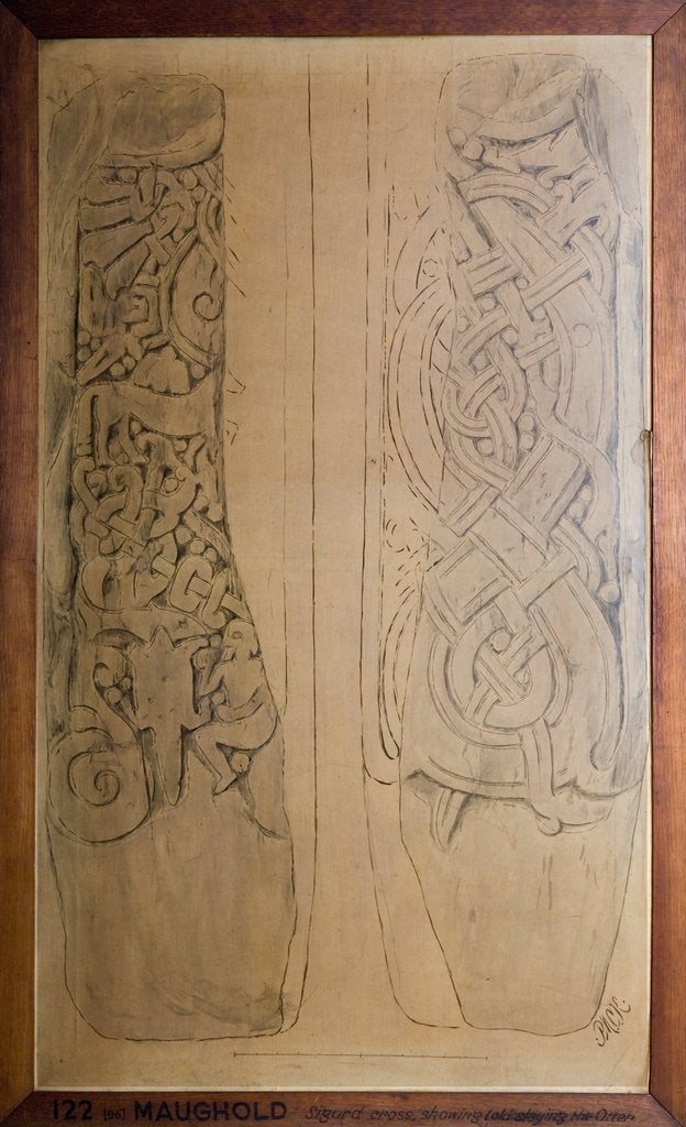 Detail of Sigurd Cross Slab by Philip Moore Callow Kermode