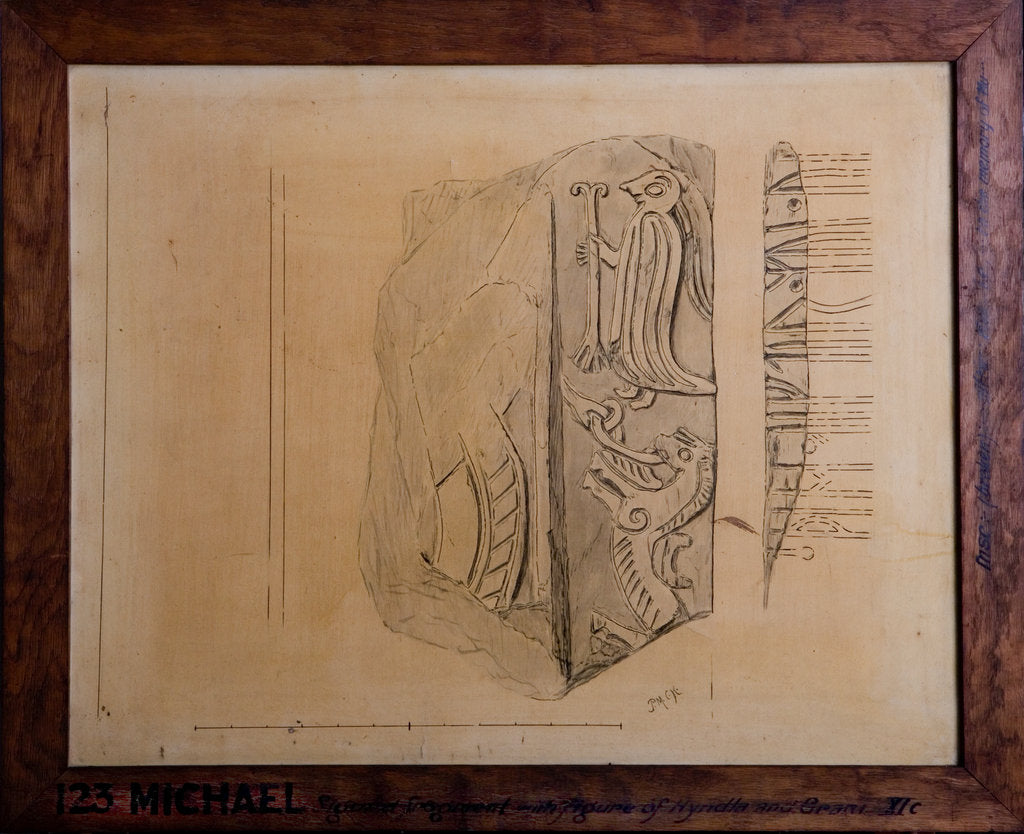 Detail of Kirk Michael Cross Slab by Philip Moore Callow Kermode