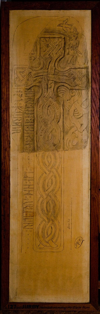 Detail of Heimdall Cross Slab by Philip Moore Callow Kermode