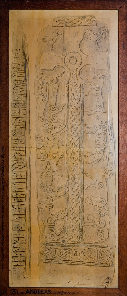 Detail of Arinbjork's Cross Slab by Philip Moore Callow Kermode