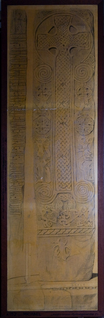 Detail of Joalf's Cross Slab by Philip Moore Callow Kermode
