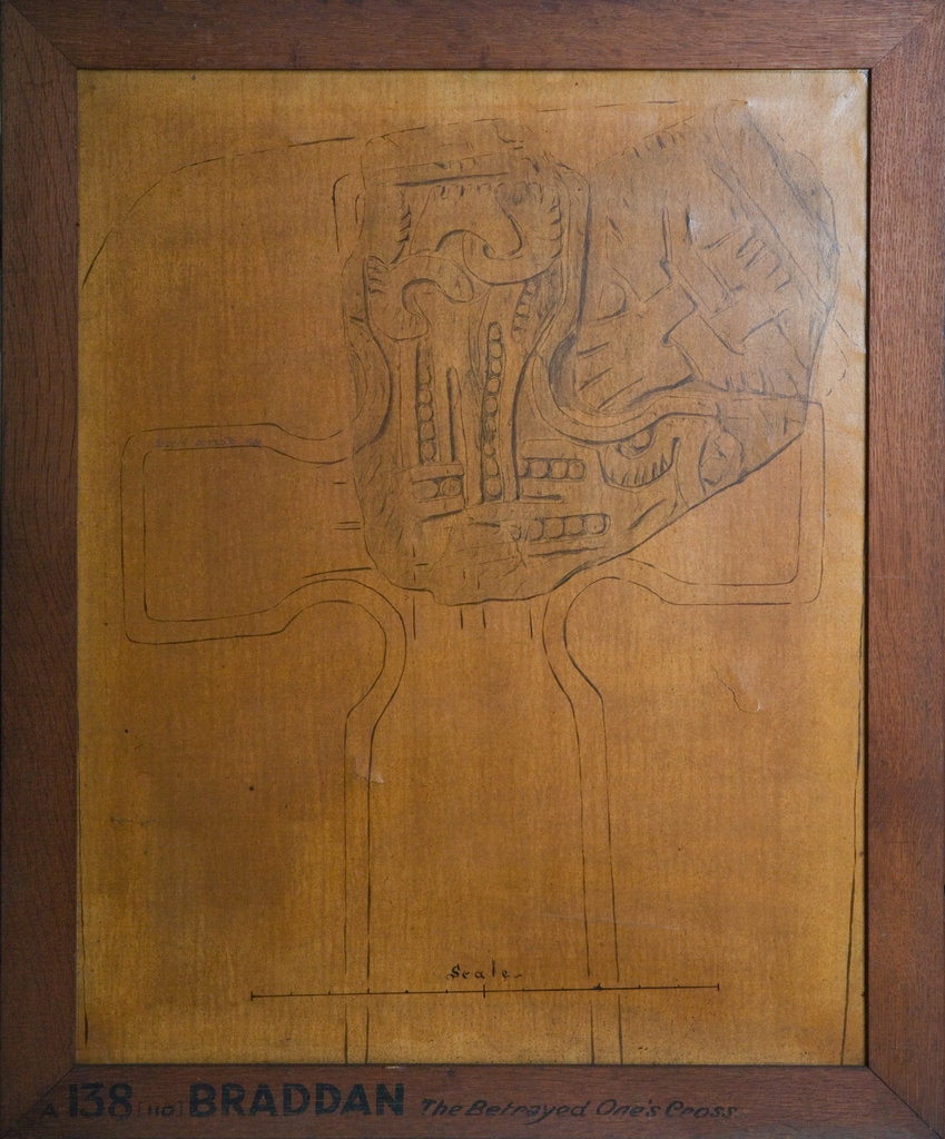 Detail of Roskitil's Cross Slab by Philip Moore Callow Kermode