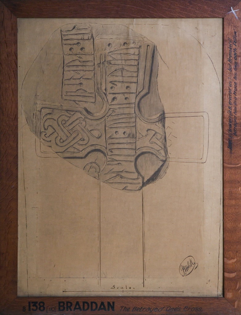 Detail of Roskitil's Cross Slab by Philip Moore Callow Kermode