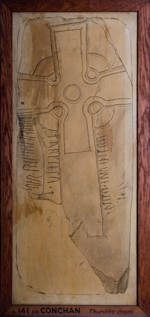 Detail of Thorid's Cross Slab by Philip Moore Callow Kermode