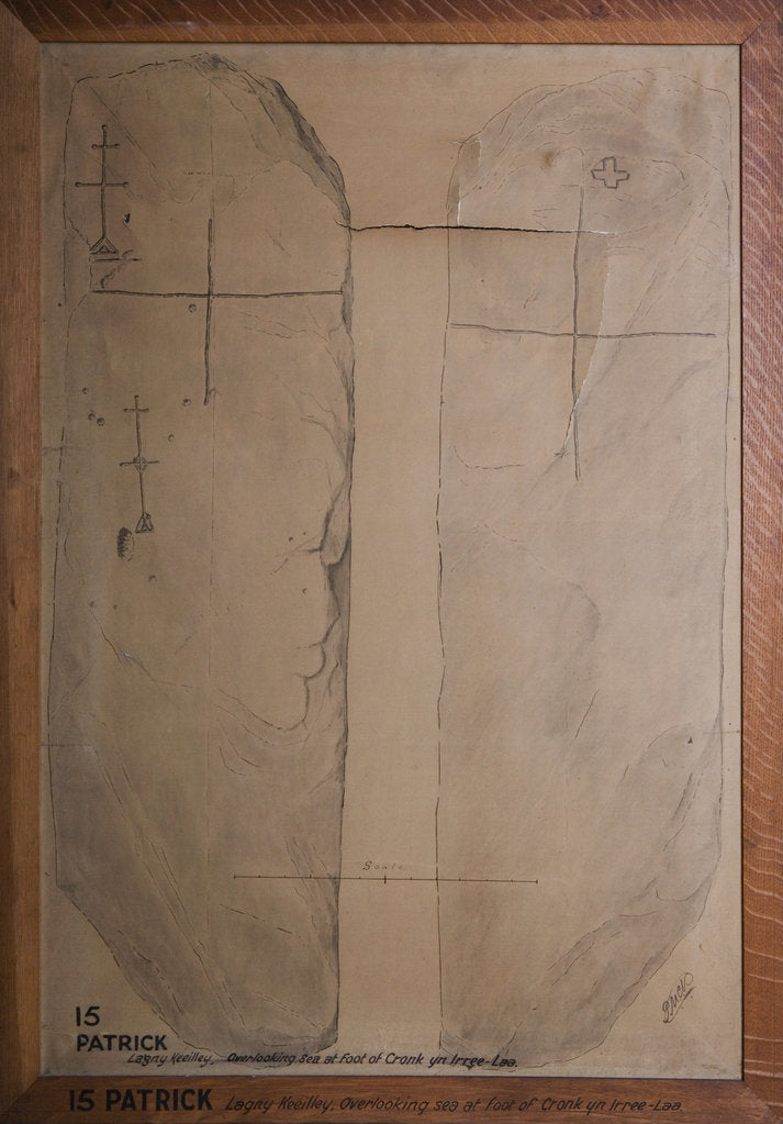 Detail of Lag ny Keeilley Cross Slab by Philip Moore Callow Kermode