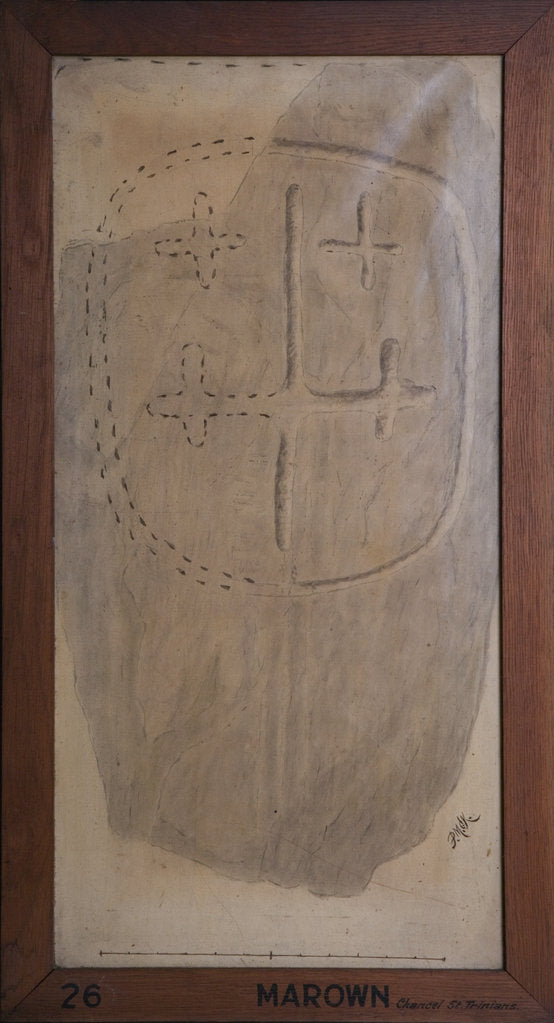 Detail of St Trinian's Cross Slab by Philip Moore Callow Kermode