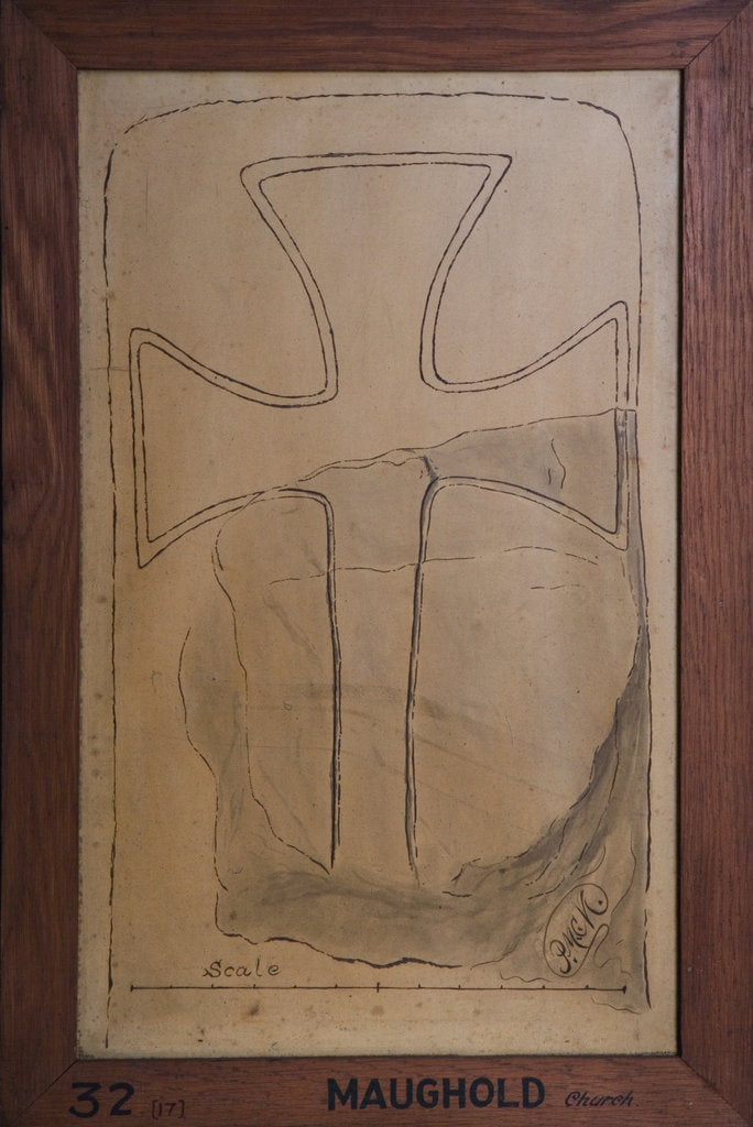 Detail of Maughold Cross Slab by Philip Moore Callow Kermode