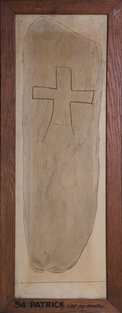 Detail of Lag ny Keeilley Cross Slab by Philip Moore Callow Kermode