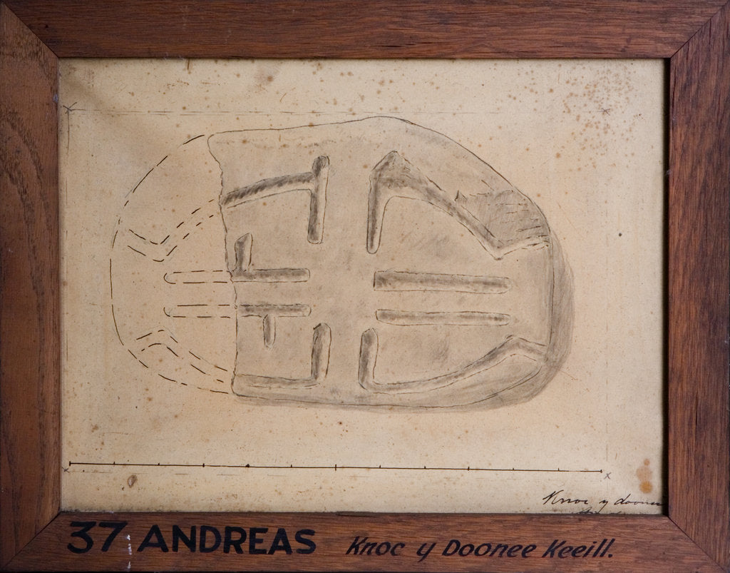 Detail of Knock y Doonee Cross Slab by Philip Moore Callow Kermode