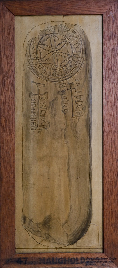 Detail of Irneit's Cross Slab by Philip Moore Callow Kermode