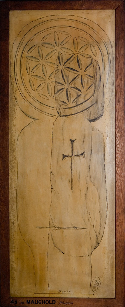 Detail of Maughold Cross Slab by Philip Moore Callow Kermode