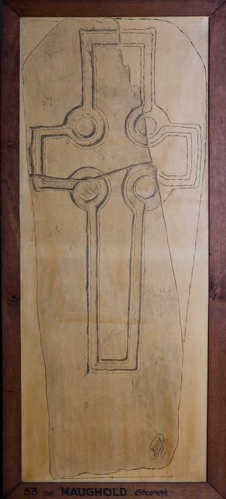 Detail of Maughold Cross Slab by Philip Moore Callow Kermode