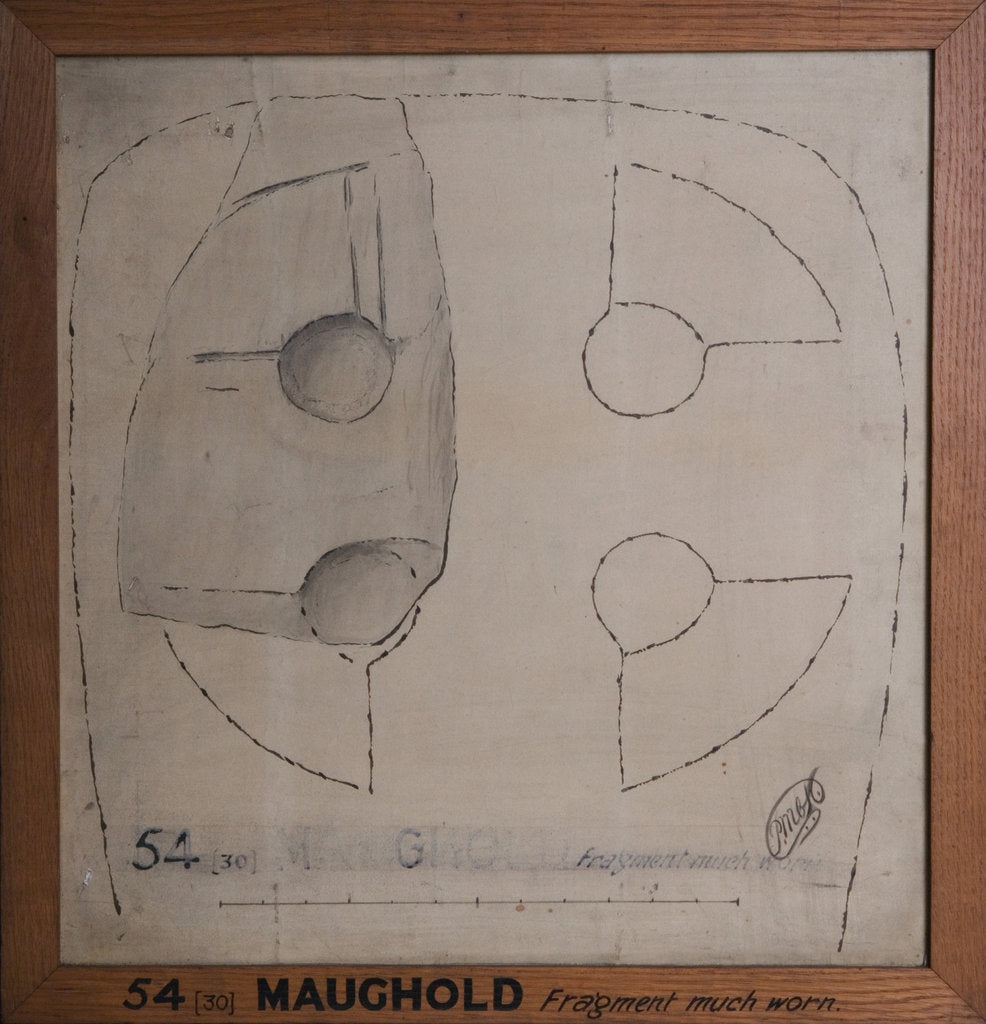 Detail of Maughold Cross Slab by Philip Moore Callow Kermode