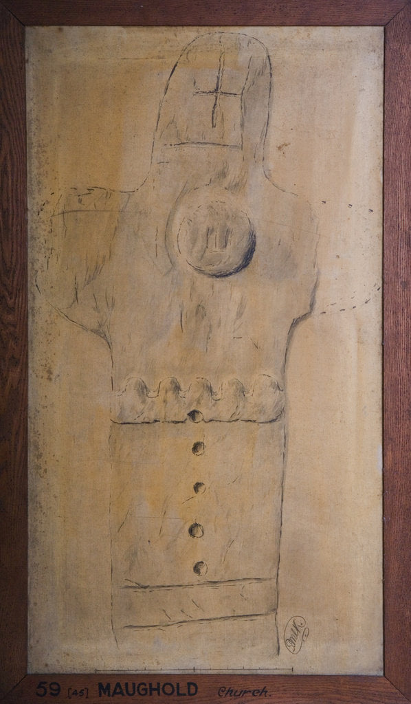 Detail of Maughold Cross Slab by Philip Moore Callow Kermode