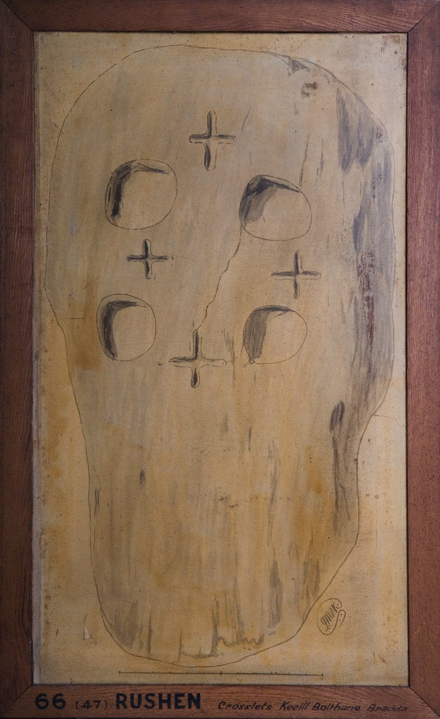 Detail of Bradda Mooar Cross Slab by Philip Moore Callow Kermode