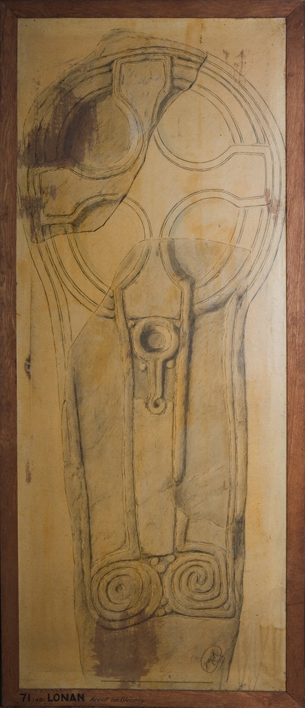 Detail of Hairdwillagh Cross Slab by Philip Moore Callow Kermode