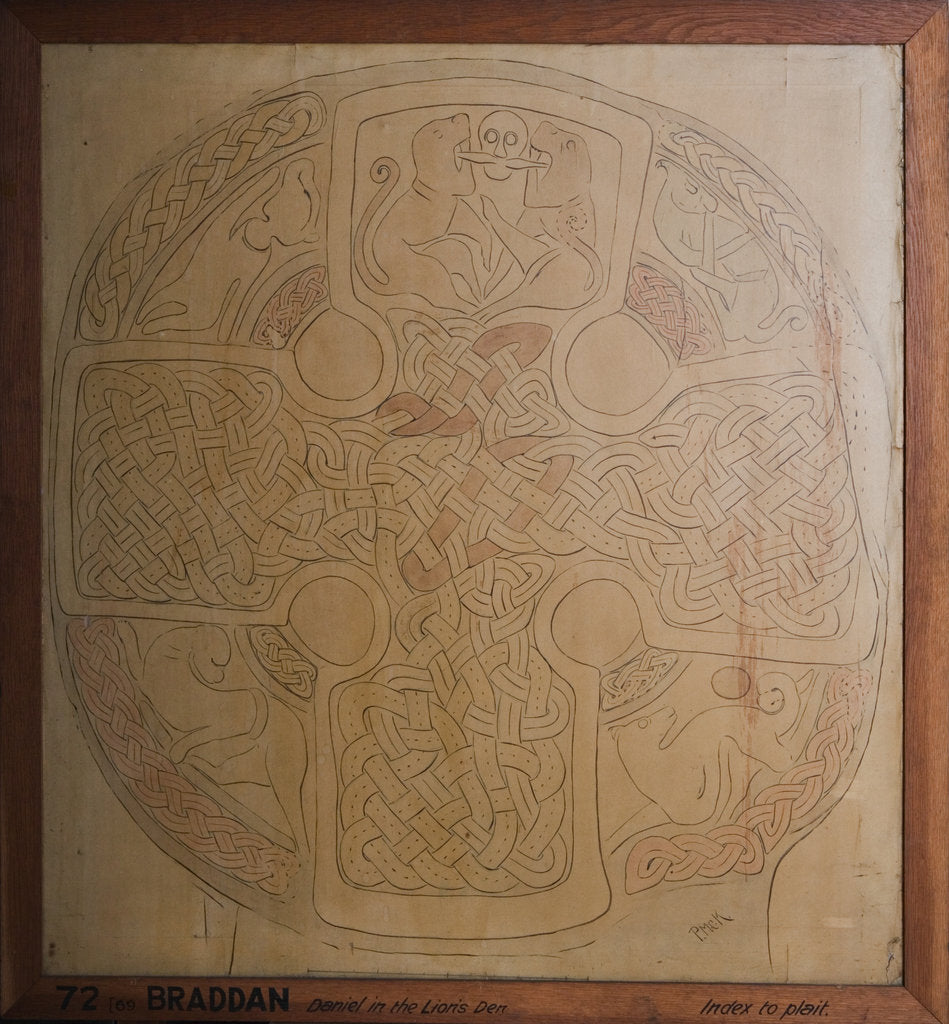 Detail of Braddan Cross Slab by Philip Moore Callow Kermode