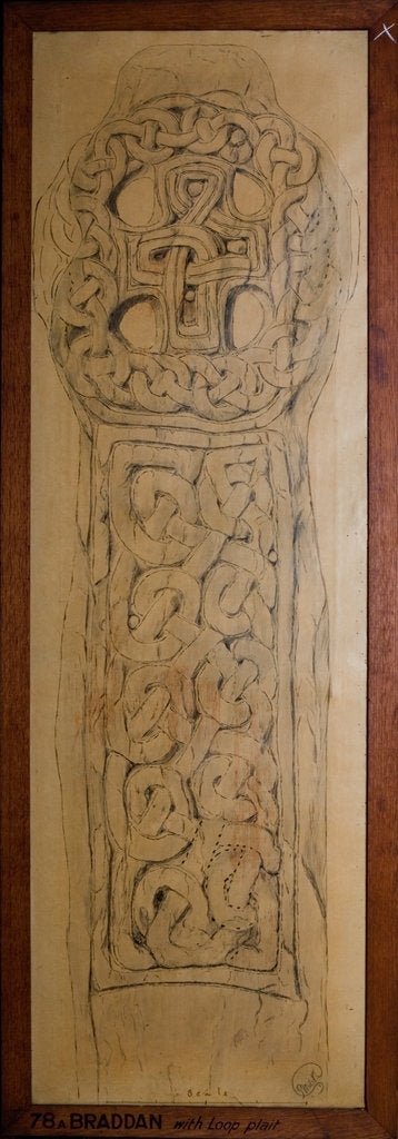 Detail of Braddan Cross Slab by Philip Moore Callow Kermode