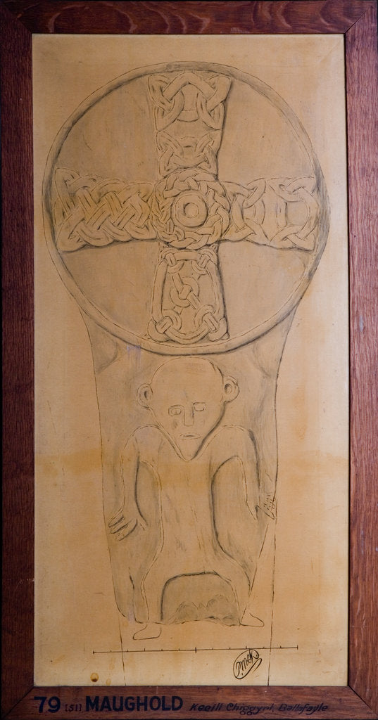 Detail of Keeill Chiggyrt Cross Slab by Philip Moore Callow Kermode