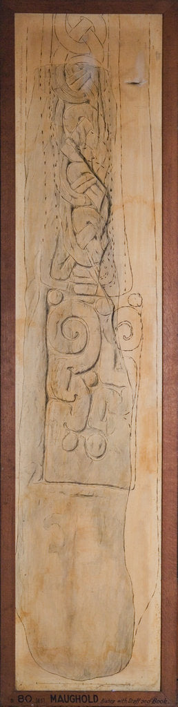 Detail of Maughold Cross Slab by Philip Moore Callow Kermode